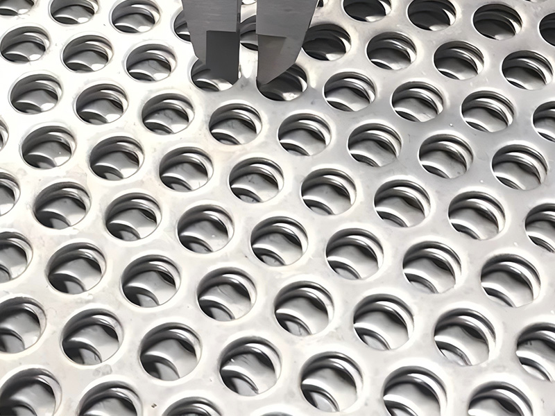 Perforated metal sheet